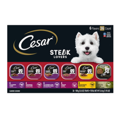 Cesar Dog Food 3.5oz Steak Lovers-wholesale