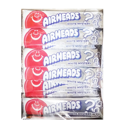 Airheads Chewy Candy 0.55 White Mystery-wholesale Airheads Chewy Candy 0.55 White Mystery-wholesale