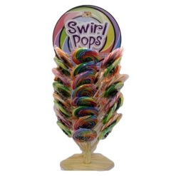 Swirl Pop 3oz On Wooden Tree-wholesale