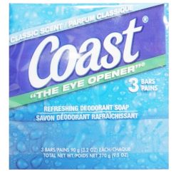 Coast Bar Soap 3pk Classic Scent-wholesale