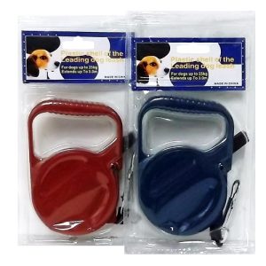 Dog Leash 3m Retractable Asst Clrs