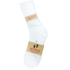 Men Crew Socks 4pk 11-13 White-wholesale