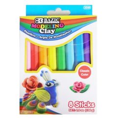 Toy Clay Sticks 8ct 4.8oz Asst Clrs-wholesale