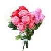 Rose Bouquet 7 Heads Asst Clrs-wholesale Rose Bouquet 7 Heads Asst Clrs-wholesale