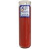 Candle 8in Novena Red-wholesale Candle 8in Novena Red-wholesale