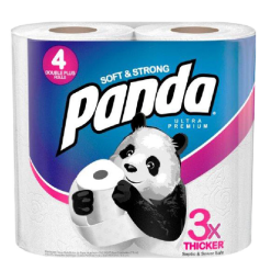Panda Bath Tissue 4pk 2-Ply Ultra Prem-wholesale
