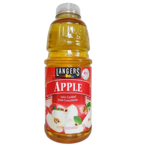 Langers 32oz Apple Juice Cocktail-wholesale