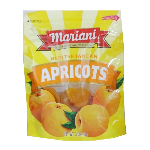 Mariani Dried Apricots 3oz Mediterraneanwholesale