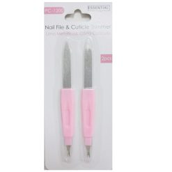 Nail File & Cuticle Trimmer 2pk-wholesale