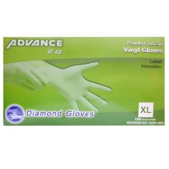 Gloves Vinyl Clear XL 100ct Powder Free-wholesale