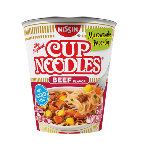Nissin Cup Noodles 2.5oz Beef-wholesale Nissin Cup Noodles 2.5oz Beef-wholesale