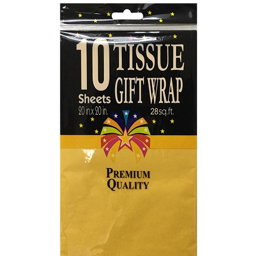 Tissue Paper 10ct Yellow 20 X 20in-wholesale