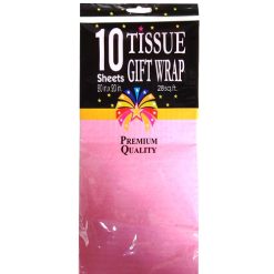 Tissue Paper 10ct Pink 20 X 20-wholesale