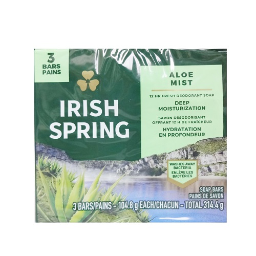 Irish Spring Bar Soap 3.7oz Aloe Mist-wholesale