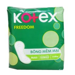 Kotex Freedom 8ct Maxi Pads N-Wings-wholesale