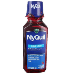 Vicks NyQuil 8oz Cold & Flu Cherry-wholesale