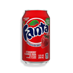 Fanta Soda 12oz Strawberry Can-wholesale