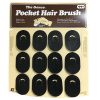 Pocket Hair Brush 12ct-wholesale