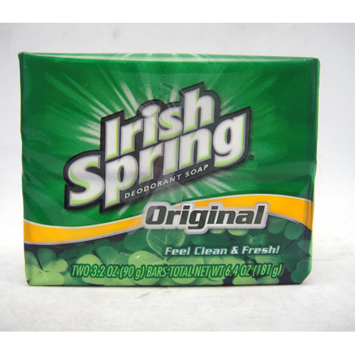Irish Spring Bar Soap 2pk 3.2oz Orig-wholesale