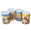 Coin Bank Tin Religious 6in Asst-wholesale Coin Bank Tin Religious 6in Asst-wholesale