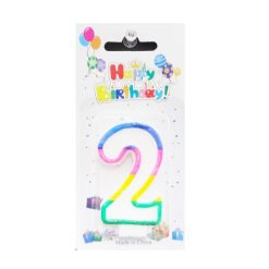 Birthday Candles #2 Rainbow-wholesale