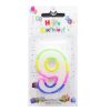 Birthday Candles #9 Rainbow-wholesale Birthday Candles #9 Rainbow-wholesale