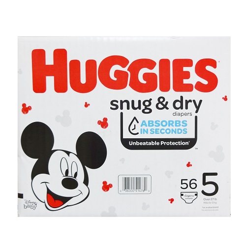 Huggies Diapers #5 56ct Snug & Dry-wholesale