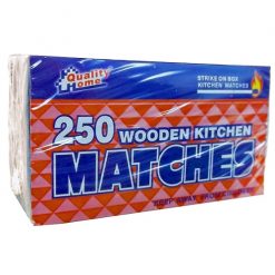 Kitchen Matches 250ct Wooden-wholesale