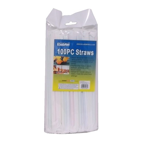 Drinking Straws 100pc Ind. Wrapped-wholesale