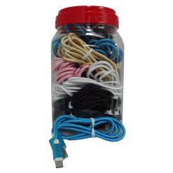 USB Charging Cable Asst Clrs In Jar-wholesale