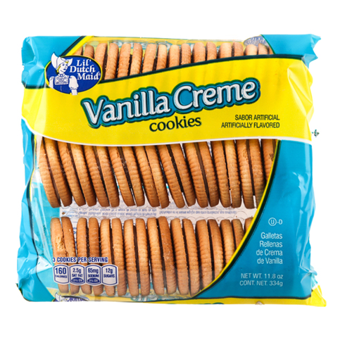 Lil Dutch 11.8oz Vanilla Creme Cookies-wholesale Lil Dutch 11.8oz Vanilla Creme Cookies-wholesale