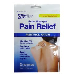 Coralite Pain Relief Patch 2pk Menthol-wholesale