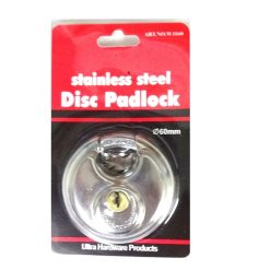 Disc Padlock 60mm Stainless Steel-wholesale