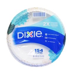 Dixie Paper Plates 154ct 8½in 2X Stronge-wholesale