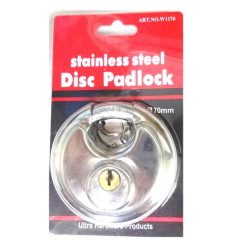 Disc Padlock 70mm Stainless Steel-wholesale