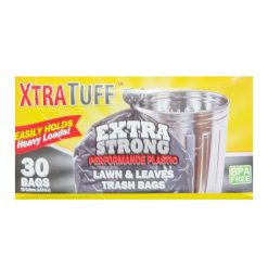 Xtra Tuff Trash Bags 30ct 39 Gl Black-wholesale