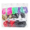 Hair Elastic Ties 16pc Polka Dot Asst C-wholesale