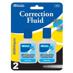 Correction Fluid 2pc 0.7oz-wholesale