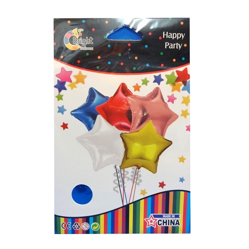 Balloons Foil 16in Blue Star Shape-wholesale Balloons Foil 16in Blue Star Shape-wholesale