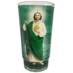 Candle 6in San Judas Tadeo White-wholesale