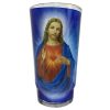 Candle 6in White Sagrado Corazon-wholesale