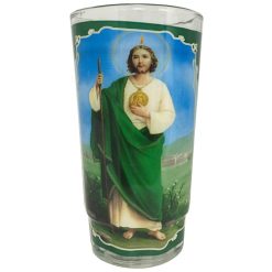 Candle 6in San Judas Green-wholesale
