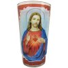 Candle 6in Red Sagrado Corazon-wholesale Candle 6in Red Sagrado Corazon-wholesale