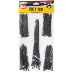 Cable Ties 250pc Black Approx-wholesale