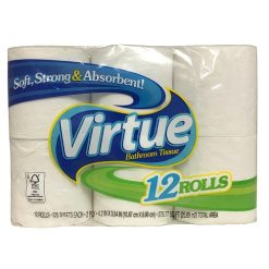 Virtue Bath Tissue 12pk Reg 225ct-wholesale