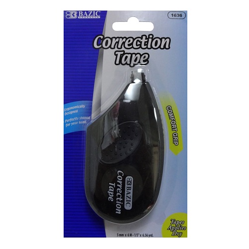 Correction Tape W-Confort Grip Asst C-wholesale Correction Tape W-Confort Grip Asst C-wholesale