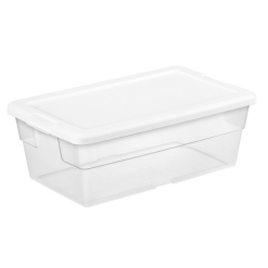 Sterilite Storage Box 6qt Wht W-Lid-wholesale