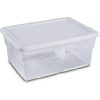 Sterilite Storage Box 16qt Wht W-Lid-wholesale