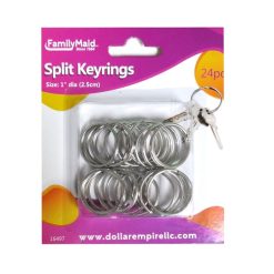 Split Key Rings 24pc-wholesale