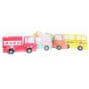 Toy Wood Stacking Truck 5in Asst-wholesale